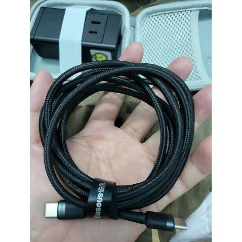 - Dây dài 2m hỗ trợ sạc nhanh 100W
- Hàng chính hãng baseus tem mác đầy đủ
- dây dù chắc chắn, sạc macbook ok
hài lòng về sản phẩm