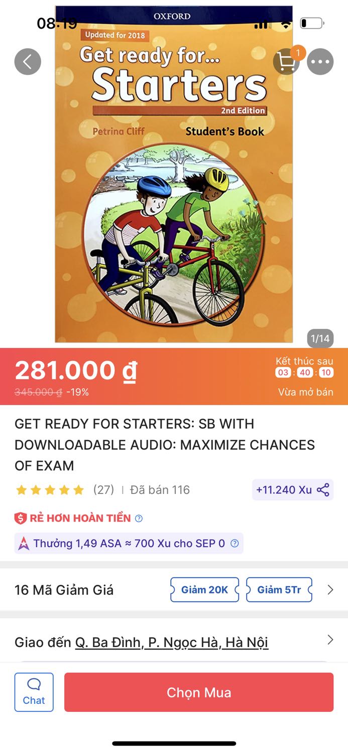 Sách màu in chất lượng tốt, đẹp và dê sử dụng phần audio của website