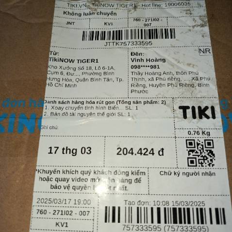 Rất tốt! Khi cầm quyển sách này ở tay mình để đọc. 
  Cảm ơn Tiki trading rất nhiều!