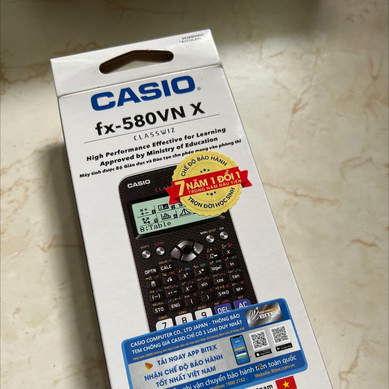 Đã nhận được hàng đúng như lịch giao hàng Tiki thông báo. Hàng troing chuẩn, tem phiếu bảo hành đầy đủ, thời hạn bảo hành 7 năm tính từ ngày mua hàng.