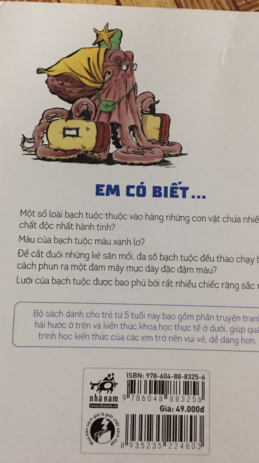 Cuốn sách này hình ảnh ngộ nghĩnh , câu chuyện hài hước , thông tin bổ ích rất đáng tiền .Em mình thích lắm