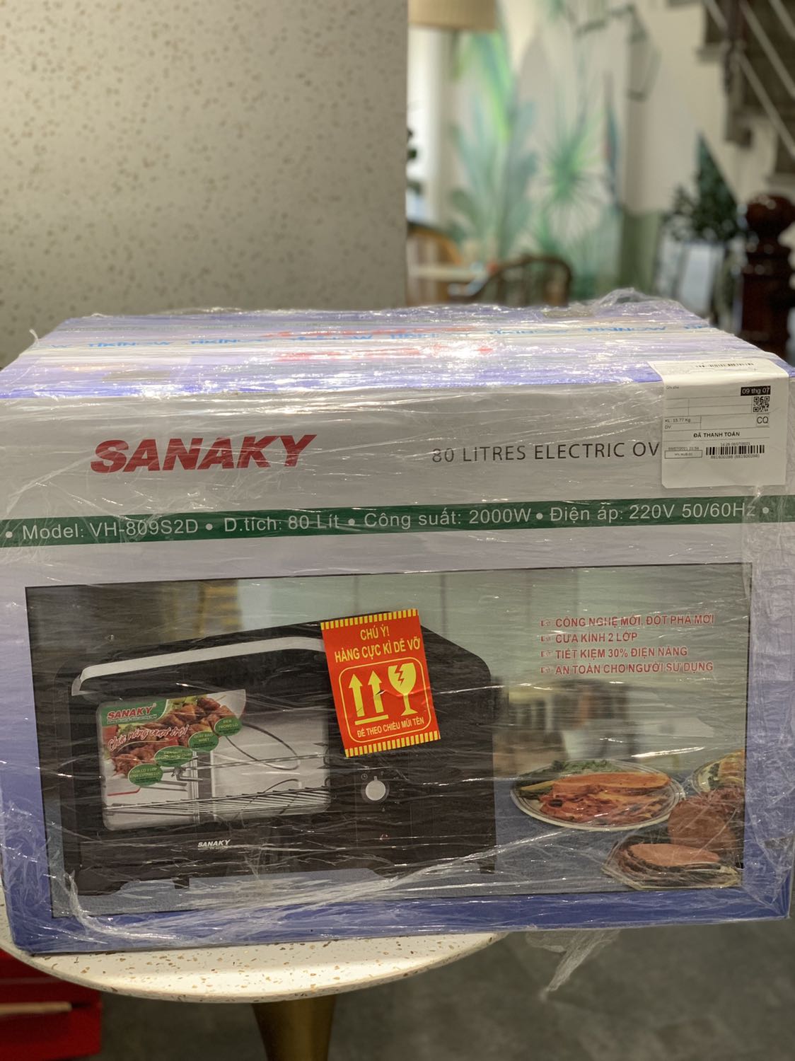 Đóng gói cẩn thận, giao hàng nhiệt tình, lò đẹp, mình nướng bữa giờ rất OK ? ???????????????????????????????