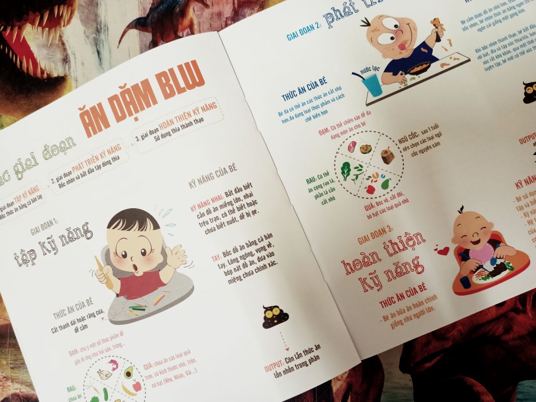 Sách rất dễ hiểu bằng những hình vẽ sinh động. Mình là mẹ 4 con, các con mình đều thích BLW. Trước đây mình đọc quyển BLW khác toàn chữ, lần này sách này quả rất sinh động và dễ hiểu. Đáng mua