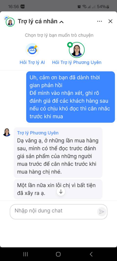 Sau khi bóc seal thấy bìa và sách rời ra
Mình vào phần chat để liên hệ với người bán
Sau khi gửi hình ảnh, thì mình nhận dc
Mình nói ở phần mô tả ko nói về việc sách có bìa rời, thì mình nhận dc phản hồi
1. Bạn đã bóc seal ko hỗ trợ dc ( ko bóc sao biết tình trạng bìa rời)
2. Phần mô tả sp ko có nhưng ở phần nhận xét đánh giá của khách hàng có hình ảnh - ý nói khách hàng mua sách mà ko chịu xem trước phần nhận xét của kh mua trước
Chẳng khác nào nhận quyển sách bìa trơn đính kèm tờ giấy in tựa đề
P/s: cảm nhận của mình nhận sách đã ko hài lòng, mà sự giải quyết cũng vô tri nữa:
1. Do khách (ko xem đánh giá của kh mua trước)
2. Do nhà xuất bản
Hết