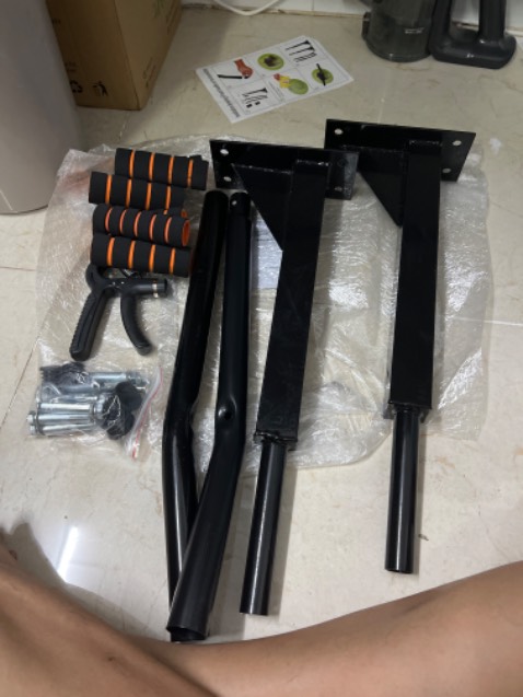 Chưa lắp lên đc, nhưng cảm giác cây ngang khá yếu