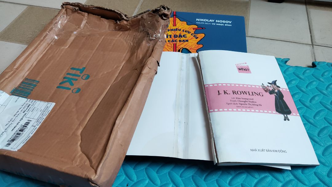 Mua nhiều lần tiki nhưng không hài lòng khâu đóng gói. nhận hàng hộp rách móp méo, sách quăn góc rách gáy