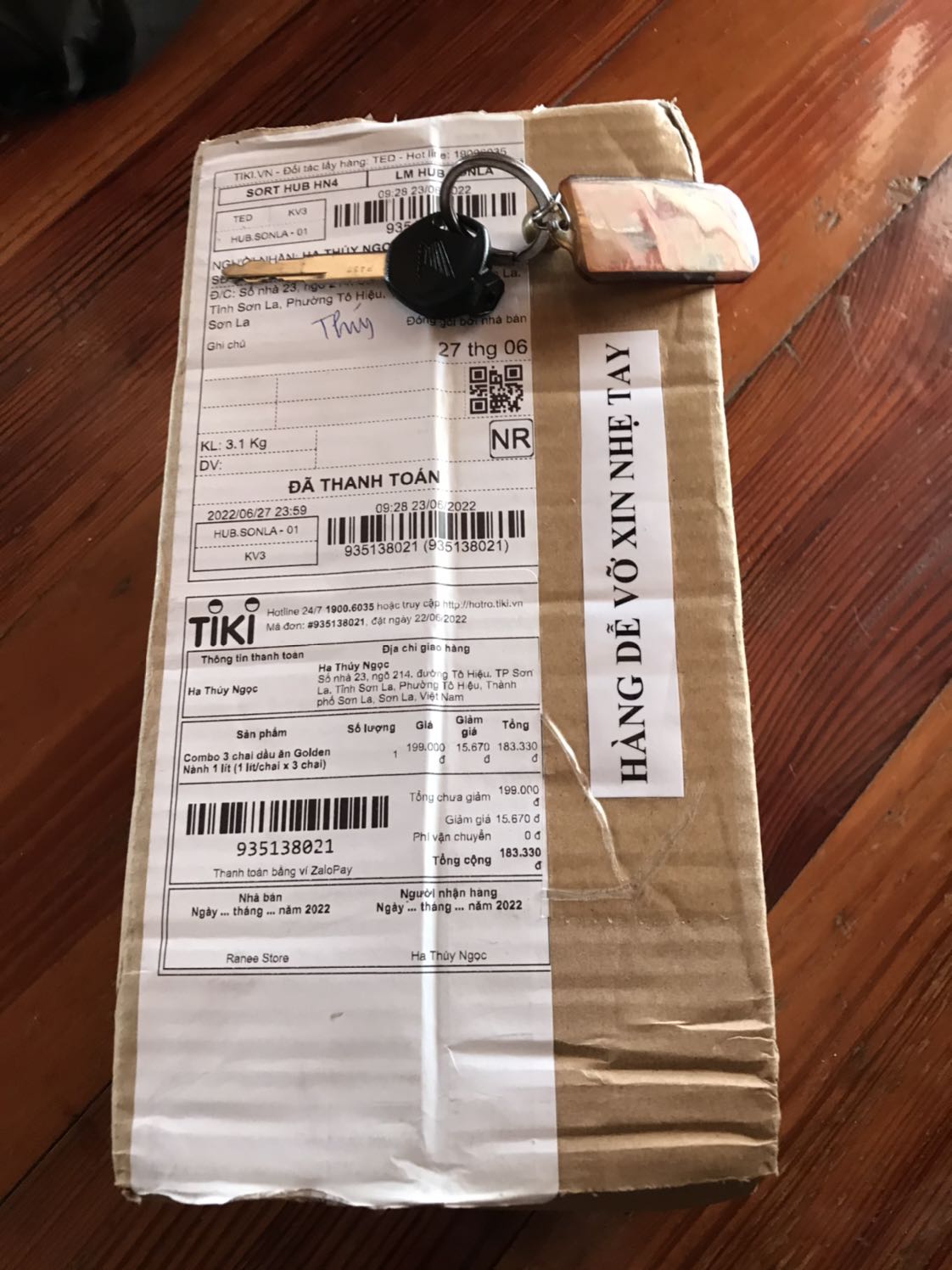 Tiki đóng gói rất cẩn thận, hài lòng về sản phẩm