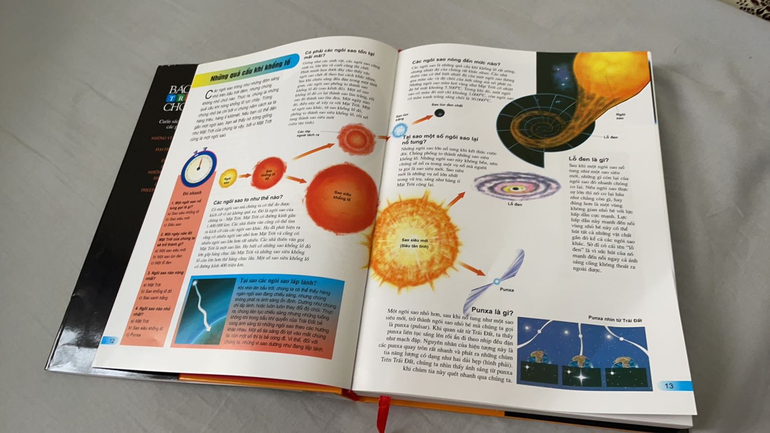 Sách to, dày, chất lượng giấy xịn xịn mà hình ảnh minh hoạ nhìn rất thích luôn. Người lớn nhìn còn thích huống chi là con nít. Bé cháu mình rất thích, cứ lật ra hỏi đủ thứ