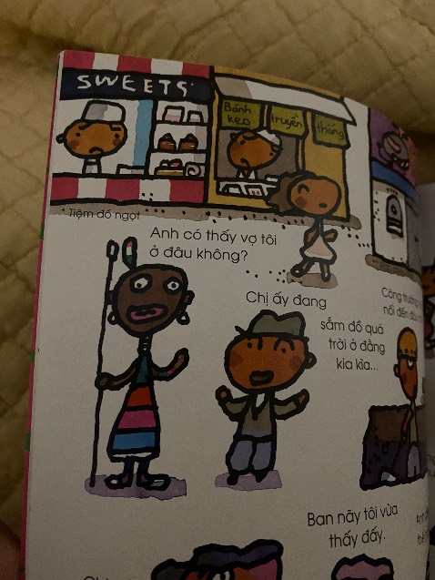 lúc đầu mua về cũng sợ con k thích, thế mà con lại cực kì, đúng là sách viêt đúng tâm lý của trẻ