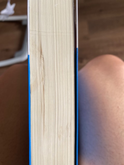 Sách bị xước và bẩn cả bìa lẫn giấy