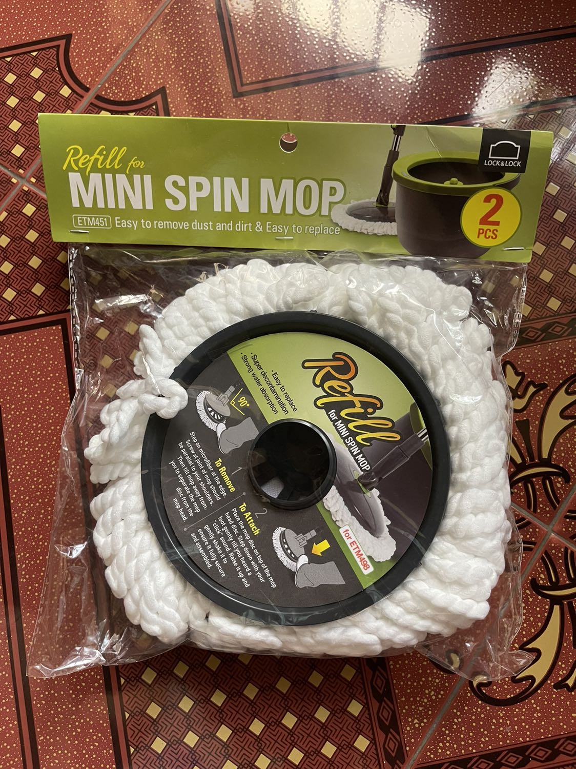 Lúc đầu mua mình tưởng là loại bông dài vì mình xài đồ lau nhà Lock&Lock 2 ngăn. Nhưng không sao. Ngắn cũng xài được mà. Đồ chính hãng là được. Sợi bông mềm tơi. Rất hài lòng! Lúc đầu mua mình tưởng là loại bông dài vì mình xài đồ lau nhà Lock&Lock 2 ngăn. Nhưng không sao. Ngắn cũng xài được mà. Đồ chính hãng là được. Sợi bông mềm tơi. Rất hài lòng!