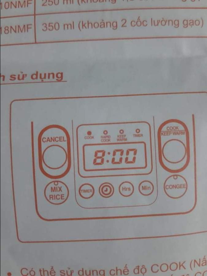 mình đã dag dùng 3 cái rồi, nên mua thêm1 cái gởi về quê. ko ngờ trúng hàng giả. trong khi mình sợ nên mua của tiki bán, dù giá cao hơn. hdsd thì sai chính tả, ko phải cho nồi cơm mình mua. nồi cơm mình đag dùng nấu 50_60 phút mới chín cơm còn đây 15_20phút đã qua nút chín. cơm trên khô, dưới ướt. hazi. đã phản ánh, nhưng chưa nhận dc phản hồi. mình đã dag dùng 3 cái rồi, nên mua thêm1 cái gởi về quê. ko ngờ trúng hàng giả. trong khi mình sợ nên mua của tiki bán, dù giá cao hơn. hdsd thì sai chính tả, ko phải cho nồi cơm mình mua. nồi cơm mình đag dùng nấu 50_60 phút mới chín cơm còn đây 15_20phút đã qua nút chín. cơm trên khô, dưới ướt. hazi. đã phản ánh, nhưng chưa nhận dc phản hồi.