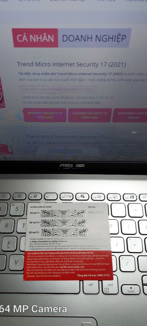 Trenmicro là hãng bảo mật của Đài Loan, router Asus Wi-fi 6 cũng tích hợp bảo mật của hãng này. Đây là năm thứ 2 liên tiếp sử dụng Trenmicro cho máy bàn và xách tay. Trenmicro dùng mượt hơn Kaspersky Internet khá nhiều, ngoài ra Kasperkey có Key dùng thử 3 tháng, 6 tháng trên mạng, nhưng Trenmicro không có loại này. Đây là điều mình thích, bỏ tiền thì phần mền, free đi xin xỏ thì không nên mong mượt tốt.