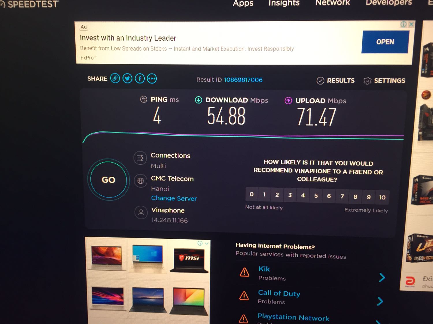 Hàng fullbox, nguyên seal, mới sx năm 2020, cắm vào cổng PCI express win 10 nhận ngay không phải cài đặt gì. Tốc độ upload, download tương đương mạng LAN, sóng khoẻ. Xem video 8k ko hề giật lag  Modem để tầng trên mà song vẫn full căng đét. Mọi người nên mua thay cho cái dây loằng ngằng nhé! Hy vọng dùng tốt ko phải mang đến tận Hà Đông để bảo hành