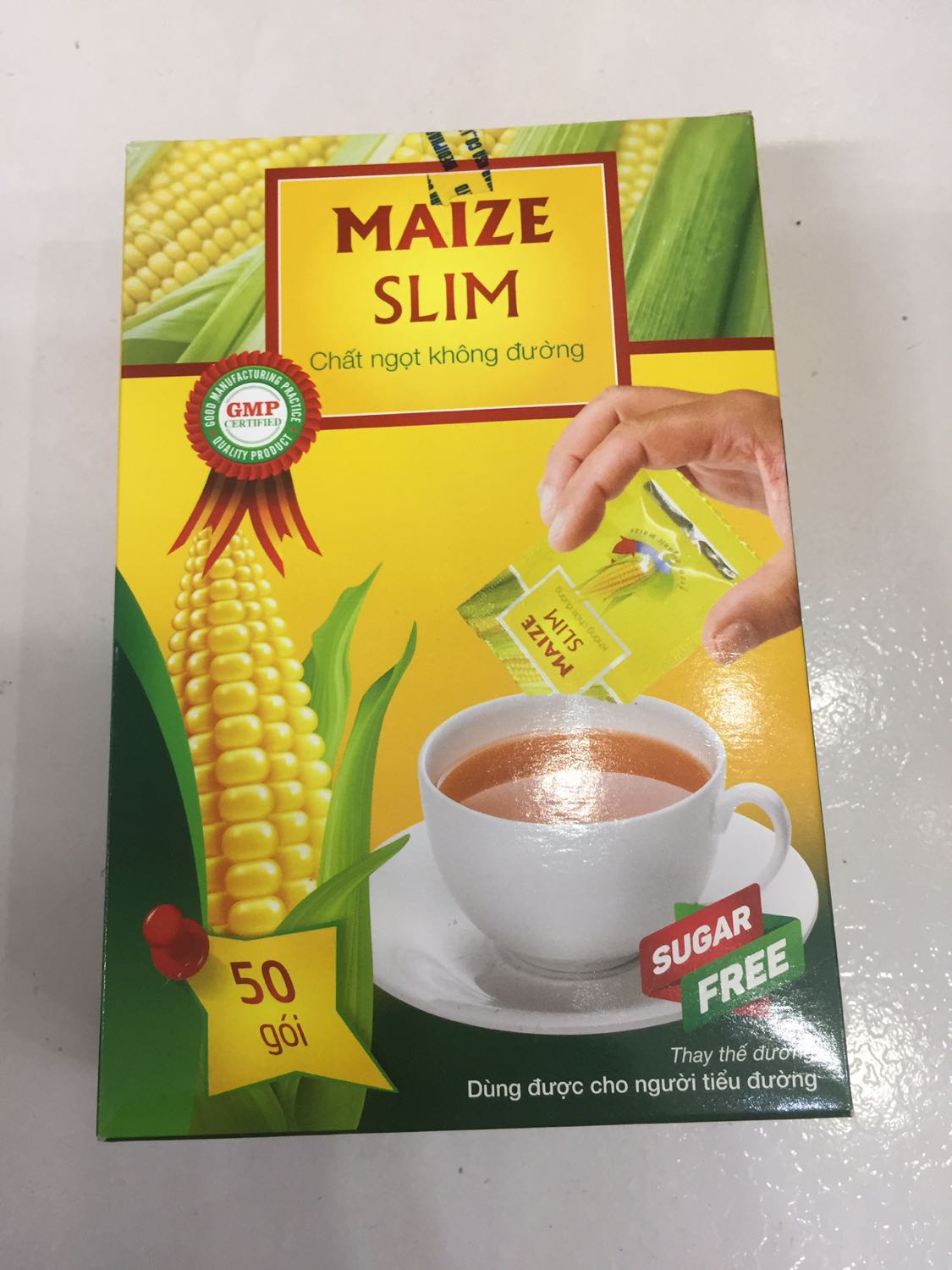 Giá rẻ và trọng lượng nặng hơn loại đường bắp của thái, chưa khui ra uống nhưng mong là có thể hỗ trợ giảm cân ??