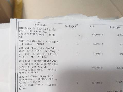 Mình cũng bị tình trạng giao thiếu hộp màu Acrylic và nhận được lời xin lỗi của shop như ảnh đính kèm. Đơn hàng mình đã thanh toán online khi đặt hàng nhưng nhận hàng bị thiếu mà không nhận được bất kỳ thông báo nào của shop trước khi nhận hàng. Thật sự thiếu chuyên nghiệp.
Hy vọng shop bổ sung lại sản phẩm bị thiếu trong thời gian tới để mình được chỉnh sửa cái khẩu nghiệp này khách quan hơn. Cảm ơn!