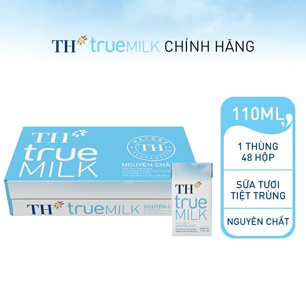 Sữa tươi tiệt trùng nguyên chất TH True Milk giúp cả gia đình tận hưởng trọn vẹn dưỡng chất tự nhiên từ sữa tươi. Gia đình không còn nỗi lo các vấn đề về sức khoẻ khi sử dụng nhiều đường trong chế độ dinh dưỡng hàng ngày
- Nguồn sữa tươi, sạch nguyên chất từ trang trại TH cùng công nghệ hiện đại
- Mang đến sự đảm bảo tinh tuý thiên
