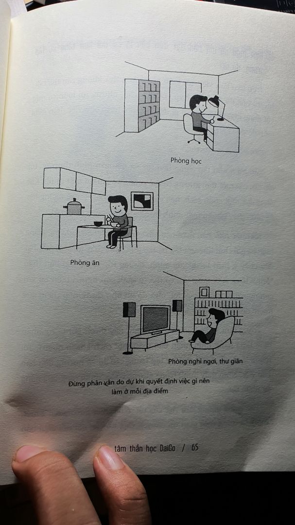 Sau 3 ngày đọc thì mình cảm thấy khá dui. Dui vì đây không hẳn là một cuốn sách self help, cá nhân mình cảm nhận nó như là công cụ, một "trick" "tips" thì đúng hơn. Nó không dùng lời văn quá đại trà vô nghĩa mà thay vào đó từ ngữ được sử dụng trong sách khá gần gũi (điều này một phần cũng nhờ dịch giả XD). Có hình minh họa nhẹ nhẹ, khá sát với thực tiễn, nhiều mẹo dễ áp dụng... nói chung là khá thích XD