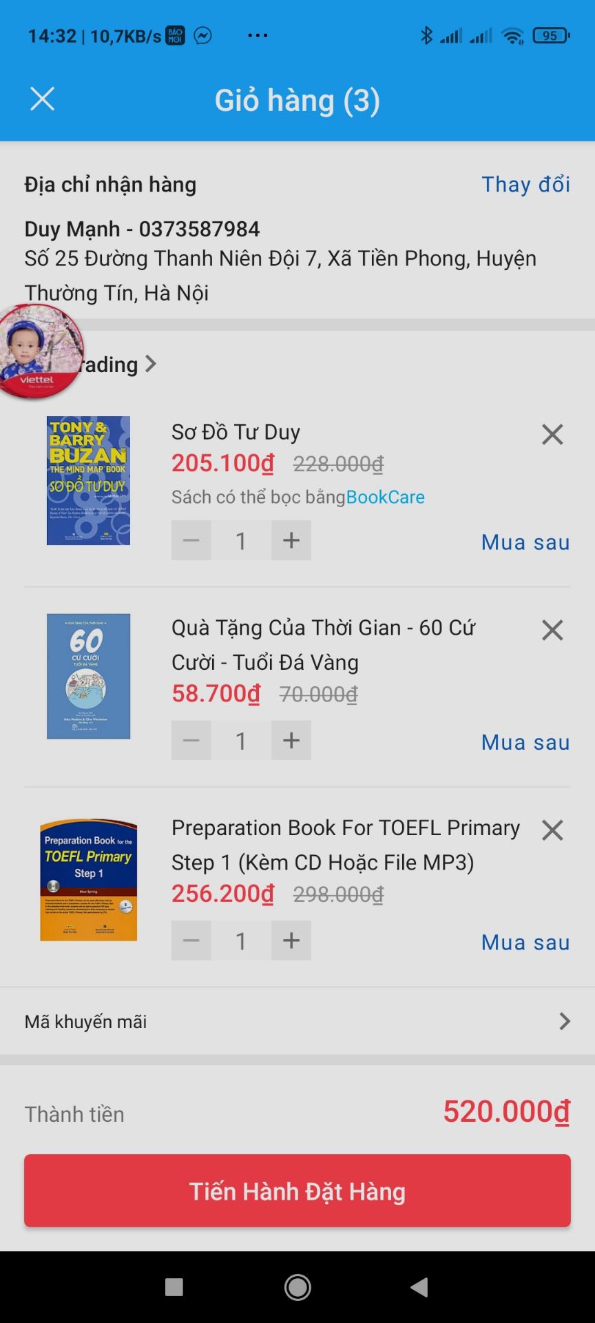 sách mua trên tiki thì nói nói,mua trúng đợt sale này  đc kha khá sách. yêu tiki