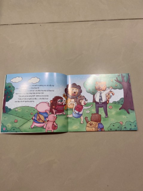 Sách in đẹp, hình ảnh nội dung phù hợp với lứa tuổi.