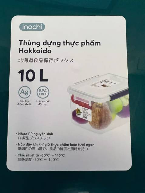 Hàng đẹp, nhựa dày, cứng cáp, chất lượng cao. Nắp có gioăng silicon nên đậy rất kín,thùng trong suốt nên mình rất thích, hơn hẳn mấy thùng hàng chợ của Duy Tân. Mới đặt thêm của shop thùng 18L