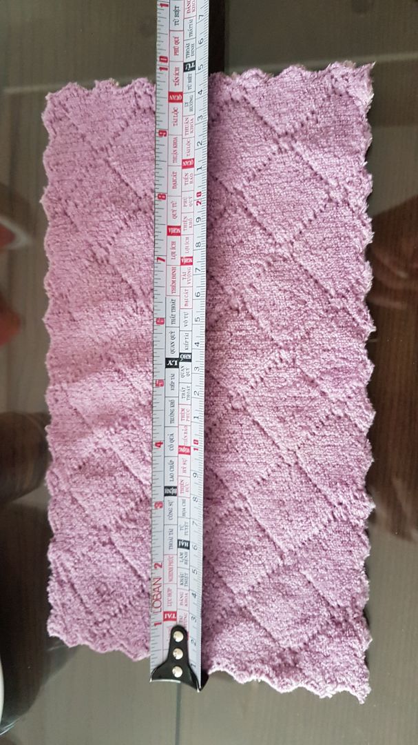 *** khách hàng. giao bán khăn size 25x25cm nhưng nhận đc lại là 25x14cm . yêu cầu nhà bán đổi lại cho khách.