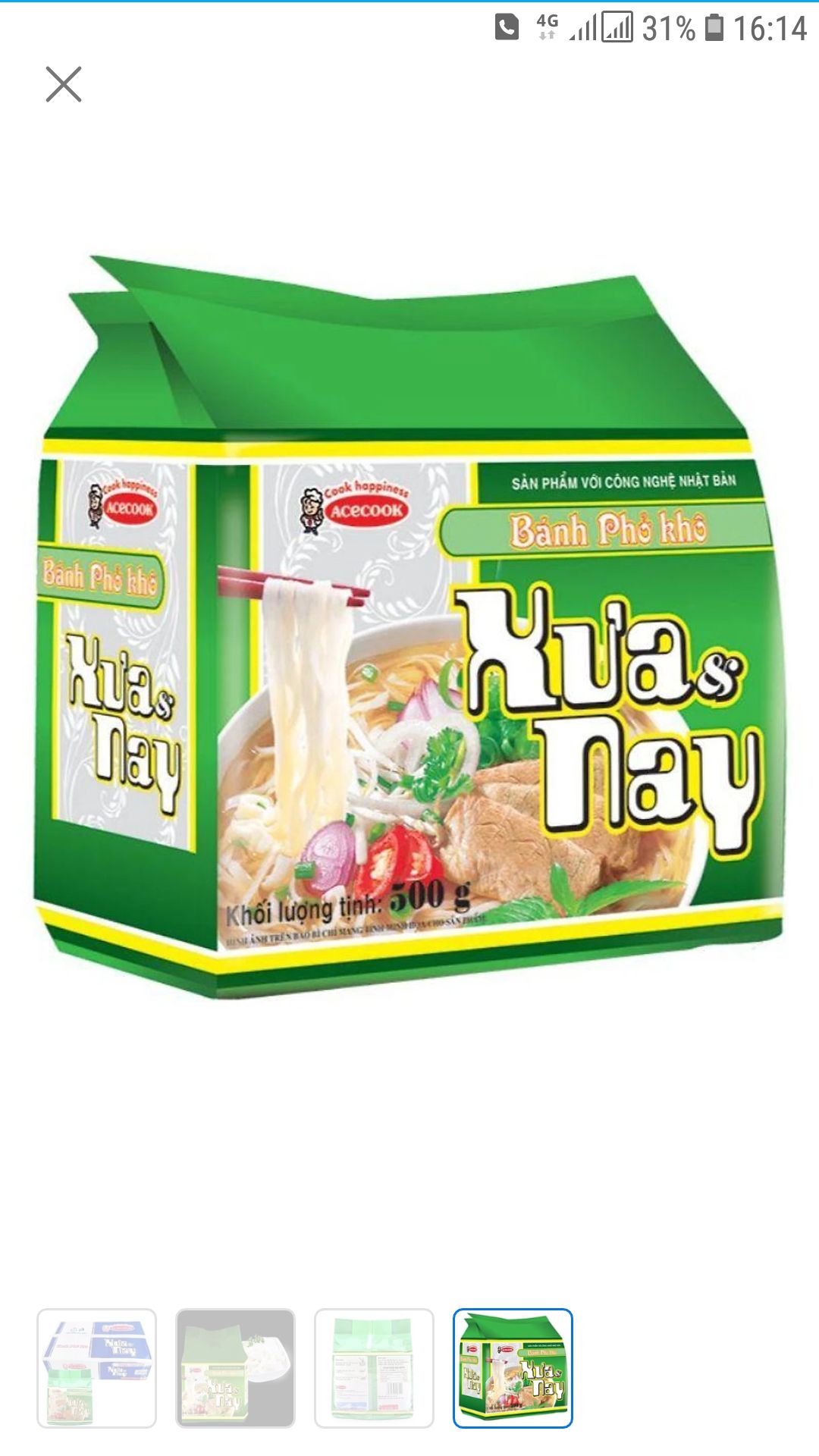 tiki giao hàng nhanh sớm hơn 1 ngày...good chóp...sợi phở ăn ngon rất hài lòng..sẽ mua lần tới