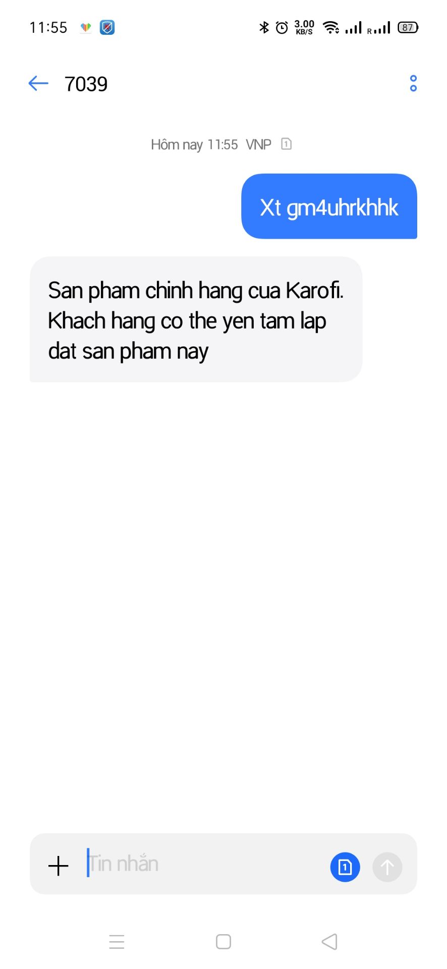 sản phẩm chính hãng dow filmtec , xác thực code trên karofi cũng ok luôn. sản phẩm chính hãng dow filmtec , xác thực code trên karofi cũng ok luôn.