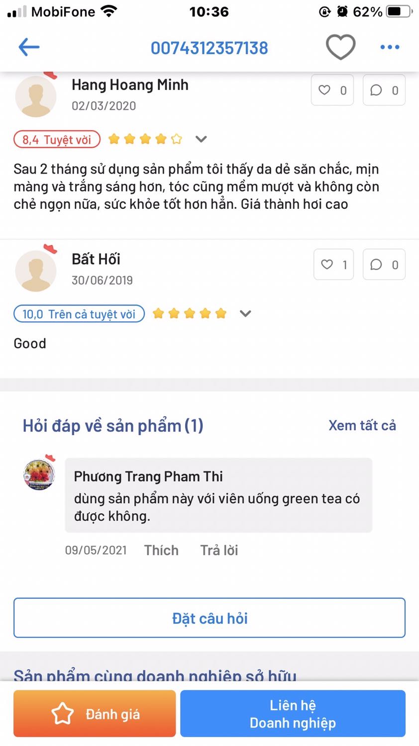Đã nhận hàng và check mã , oke 
Hy vọng sp tốt như mong đợi