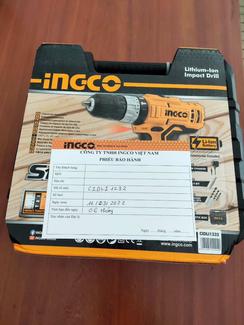 Hàng chính hãng, bao gói kỹ. Tiếc là khoan tường thì hơi yếu.