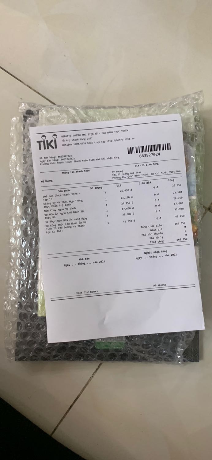 Đóng gói cẩn thận, sách hay