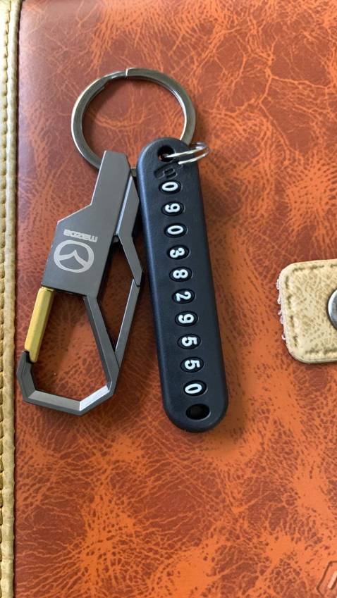 Móc khóa tiện lợi, dễ lắp, số in rõ. 2 cái đều đẹp