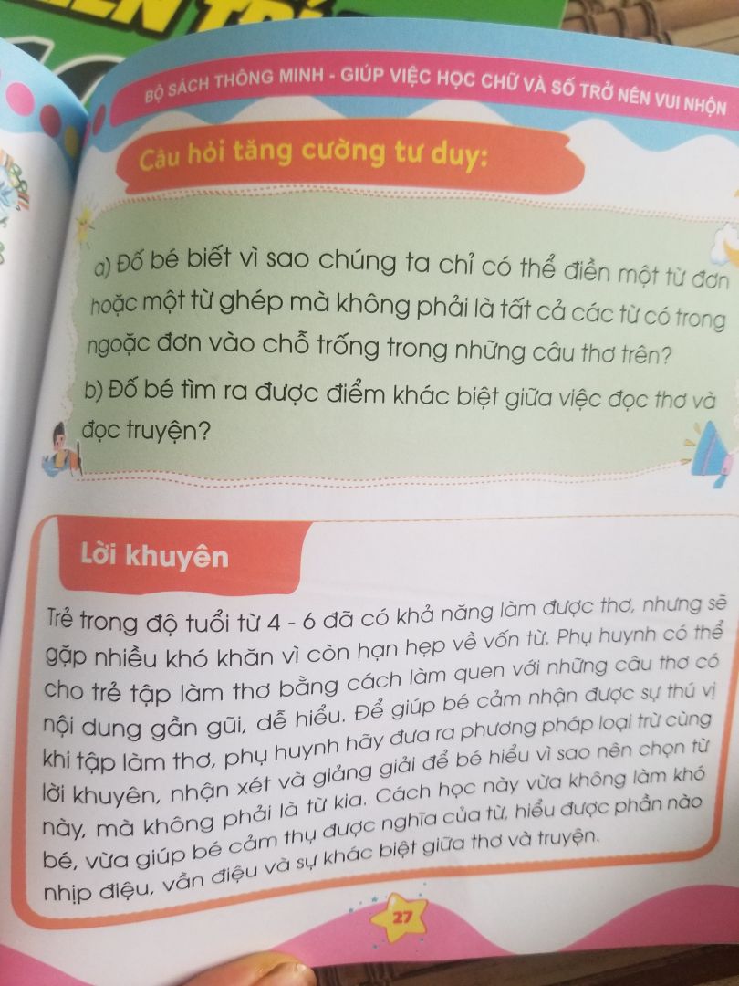 sách k phù hợp với độ tuổi lại quá đắt, nội dung thì sơ sài   k hài lòng chút nào.mua 1 lần thôi k có lần thứ 2