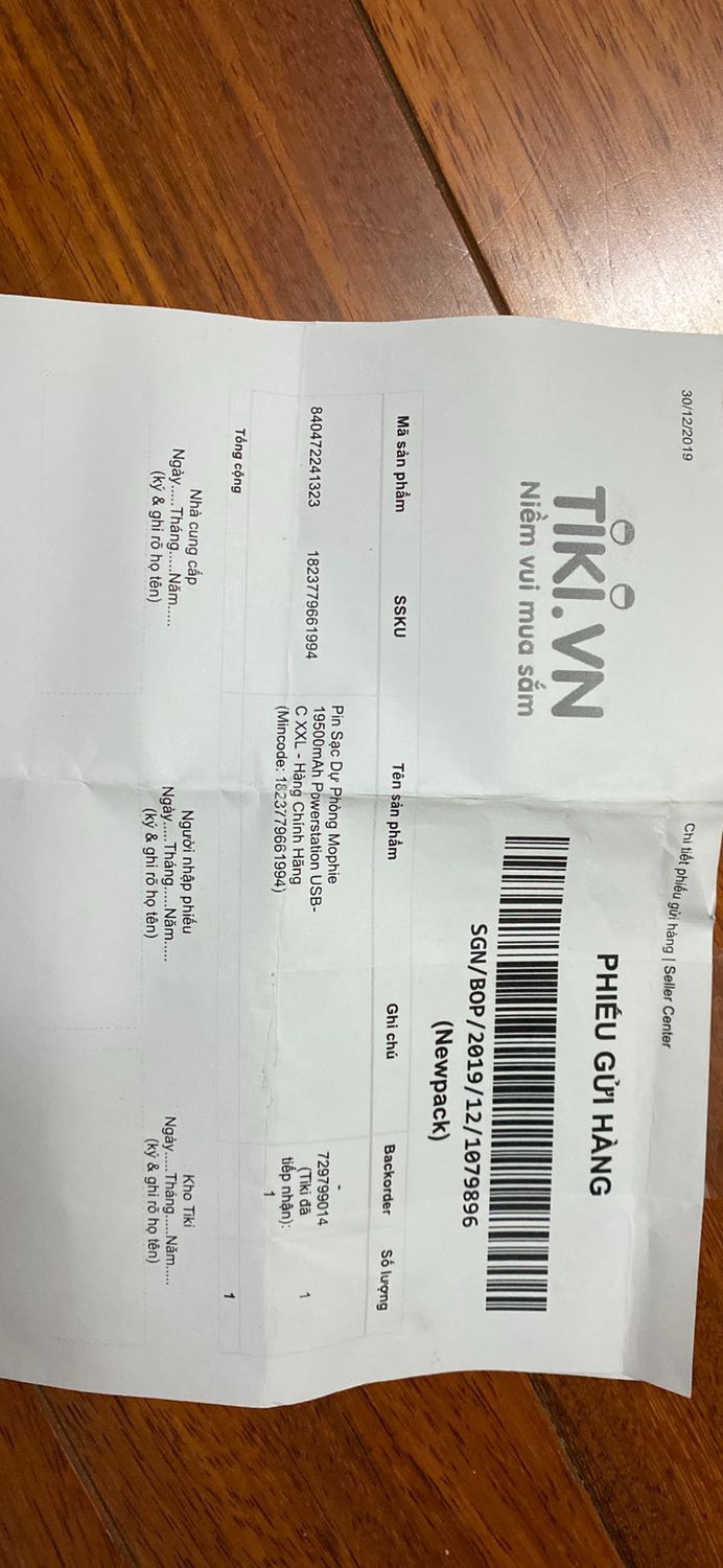 Mở hàng ra kiểm tra không phải là sản phẩm đã mô tả , giao sai sản phẩm .