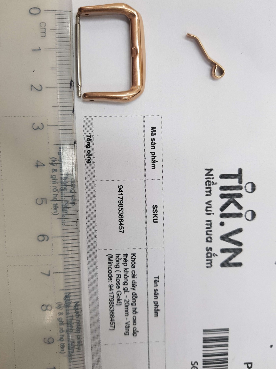 Mình đặt kích thước 20mm, nhưng shop gửi 22mm. Đề nghị Shop cần kiểm tra kỹ trước khi giao hàng.