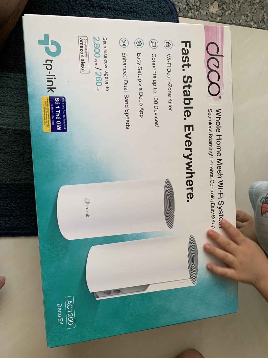 Mới xài vài ngày nhưng cảm nhận tốt hơn wifi hiện có. Thiết bị giao nhanh, thiết lập đơn giản. Có Guest mode nên tiện public cho khách đến nhà chơi.