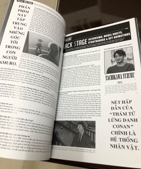 Lật giở từng trang như quay lại thời thiếu niên, cuốn sách này có phần phỏng vấn đội ngũ sản xuất bộ truyện khá thú vị.