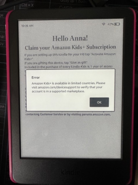 Hàng nguyên kiện chính hãng, shop giao nhanh, tư vấn nhiệt tình. Tài khoản kid không khả dụng tại vn nên mn cân nhắc khi chọn dòng này. Shop hỗ trợ nguồn ebook.