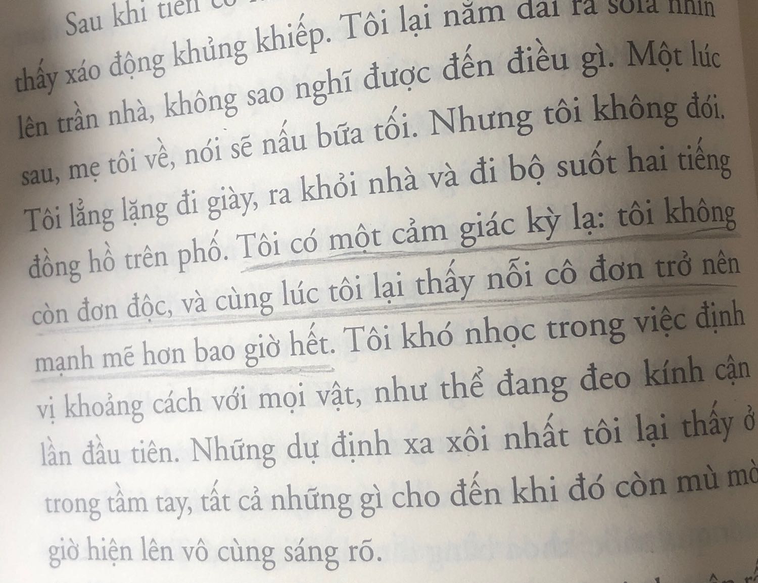 Cuốn này mình đã mượn bạn để đọc rồi, nhưng mà vì thích nên đã mua để làm của riêng. Nói thẳng ra mình rất ghét nhân vật chính của cuốn tiểu thuyết này. Một tâm hồn luôn cảm thấy không đủ để rồi làm tổn thương tất cả mọi người xung quanh. Song, kì lạ là trong những thời khắc cô đơn nhất của hắn, bản thân mình lại thấy đồng cảm.