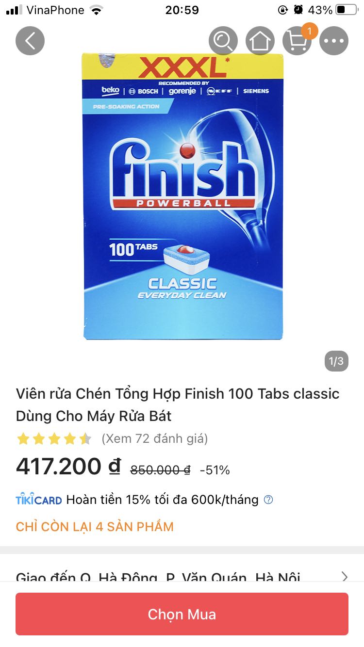 Giao hàng không đúng sản phẩm đã đặt. Đặt loại không hương chanh nhưng giao lại giao loại hương chanh.