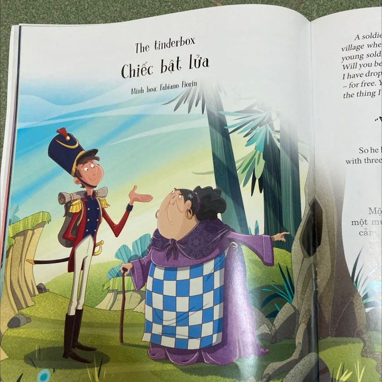 Truyện gồm 3 chuyện ngắn. in đẹp. Phần tiếng Anh dễ hiểu, dễ đọc cho bé.