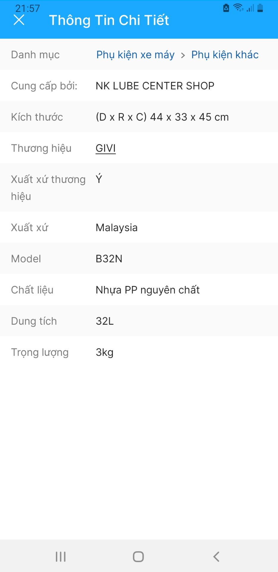 giao hàng không đúng như mô tả