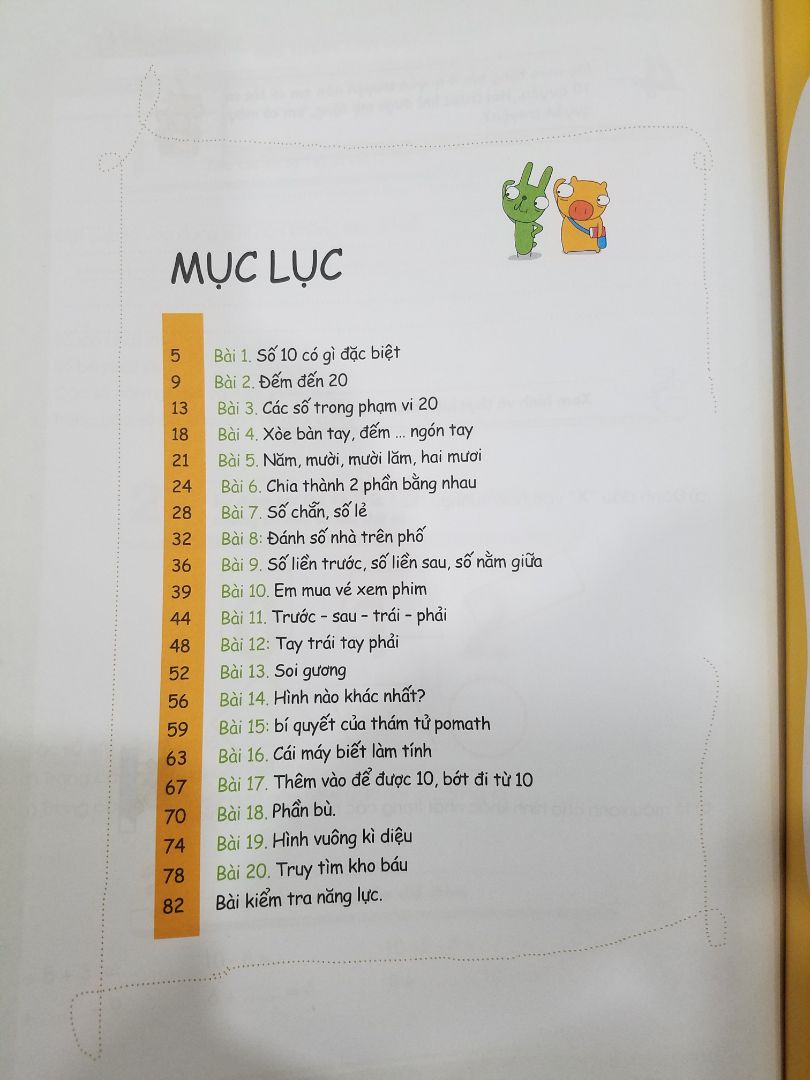 Sách nhiều tình huống tư duy, màu sắc hình ảnh phong phú, cháu mình rất thích , vừa học vừa chơi, tuy nhiên vì sách có kèm một bộ học liệu riêng, nên cần tạo ra công cụ để học cùng nếu mình k mua bộ học liệu đó.hihi