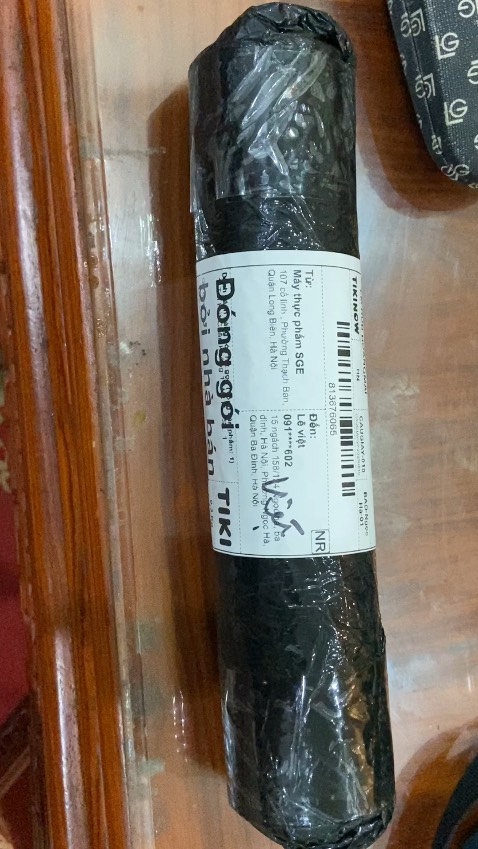 Túi hơi dài phải cắt ngắn chia túi nếu muốn có nhiều túi nói chung tạm ổn