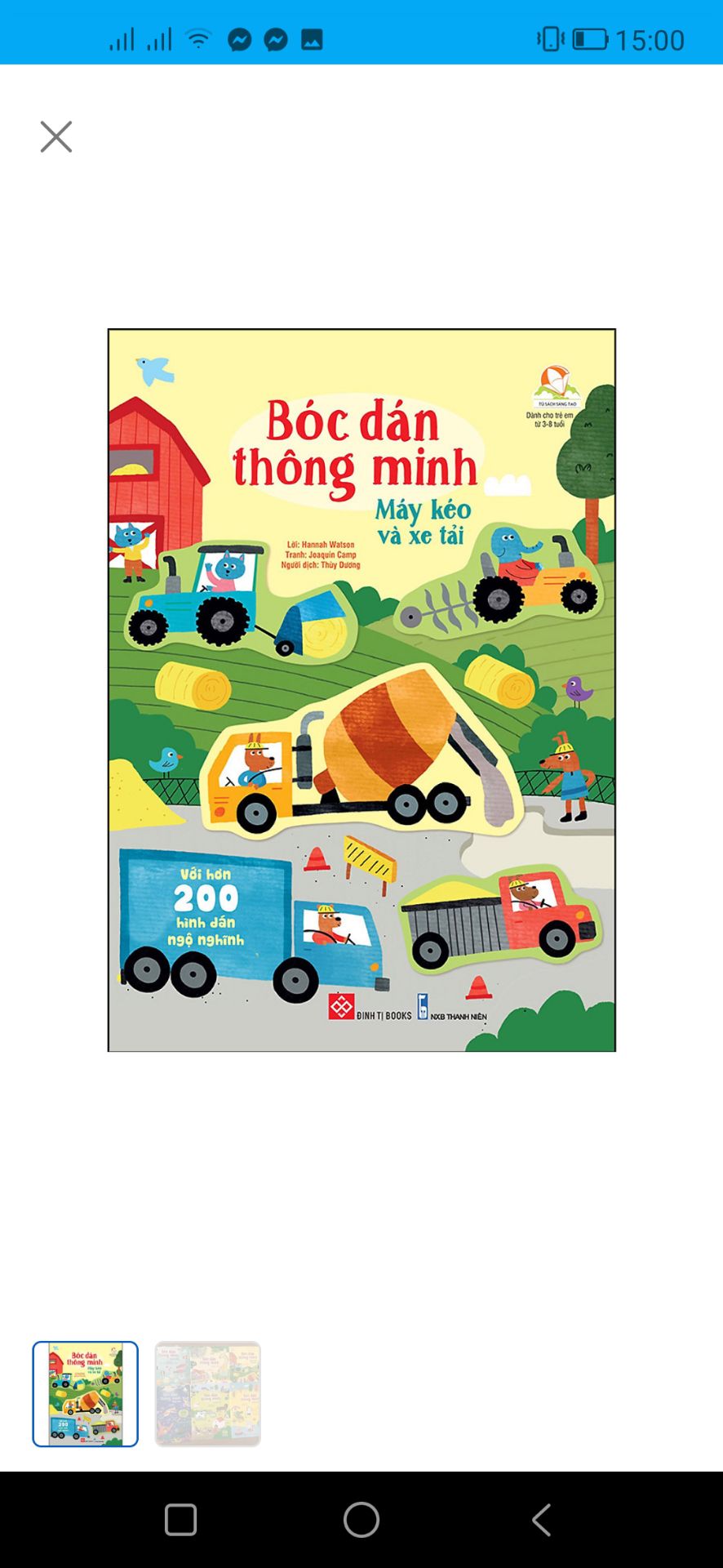 Mua sale 80% rất là hời. Sách đẹp, hình dán sắc nét. Bìa bóng trông xịn phết.