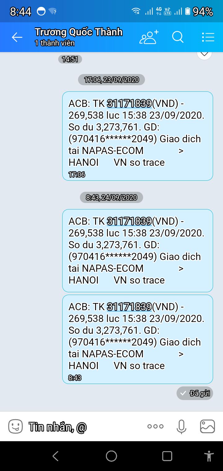 TiKi kiểm tra giùm, ngày hôm qua tôi đặt mua 2 cuốn: Hành trình phương đông và Thoái thực kí văn đã chuyển tiền có hóa đơn gửi kèm, đề nghị kiểm tra giúp đơn hàng ( đt ***)