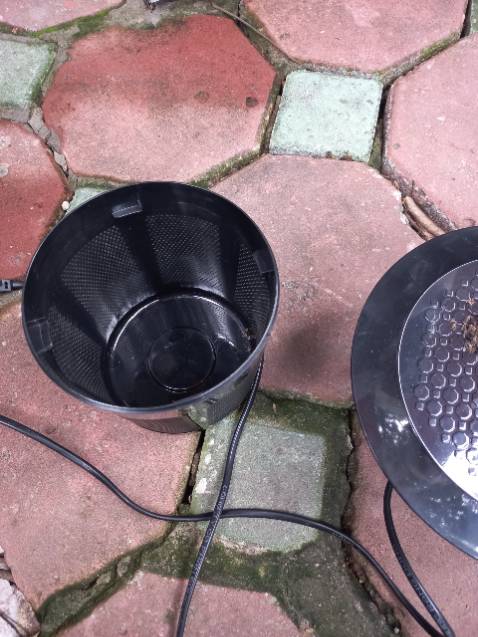 Đèn bắt muỗi chất lượng lắm nhé. Thành quả sau 3 ngày  treo ngoài vườn.