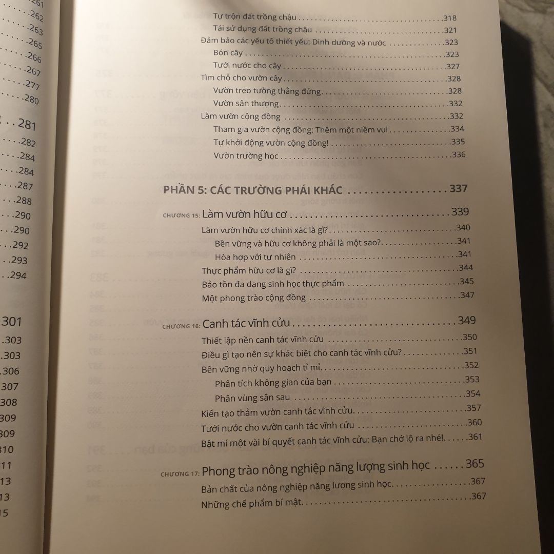 Nội dung khá tổng quát, tuy nhiên phù hợp với những nhà có mảnh vườn nho nhỏ hơn là vườn ban công đô thị.