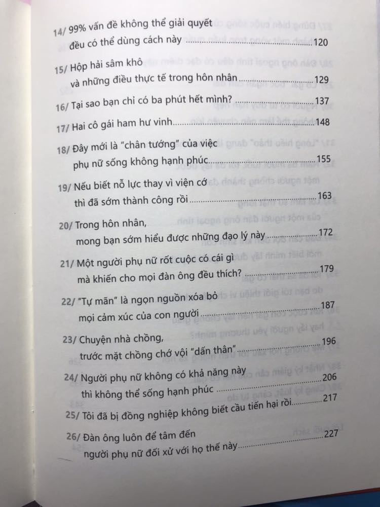 sách giúp rút ra được nhiều bài học , được tiếp thêm sức mạnh , thậm chí là có thể gạt bỏ được lớp sương mù vây kín tầm mắt để tìm ra lối đi riêng cho mình . 
Rất Thích Vãn Tình , mọi câu chuyện đều ý nghĩa , mỗi bài học đều sâu sắc . 
Tiki : tiki luôn mang đến những dịch vụ và sản phẩm khiến tôi rất hài lòng . sản phẩm giá ưu đãi , dịch vụ nhanh (ship nhanh )  tiện lợi (lựa chọn được sản phù hợp qua lượt mua và review của khách hàng ) . Cảm ơn Tiki , Huỳnh Nhã Thy dịch , bcoom books và nhà xuất bản thế giới đã mang đến sản phẩm tuyệt vời đến tôi .