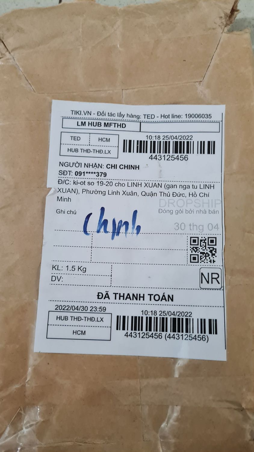 Giao thiếu sản phẩm. Chuẩn bị không chu đáo